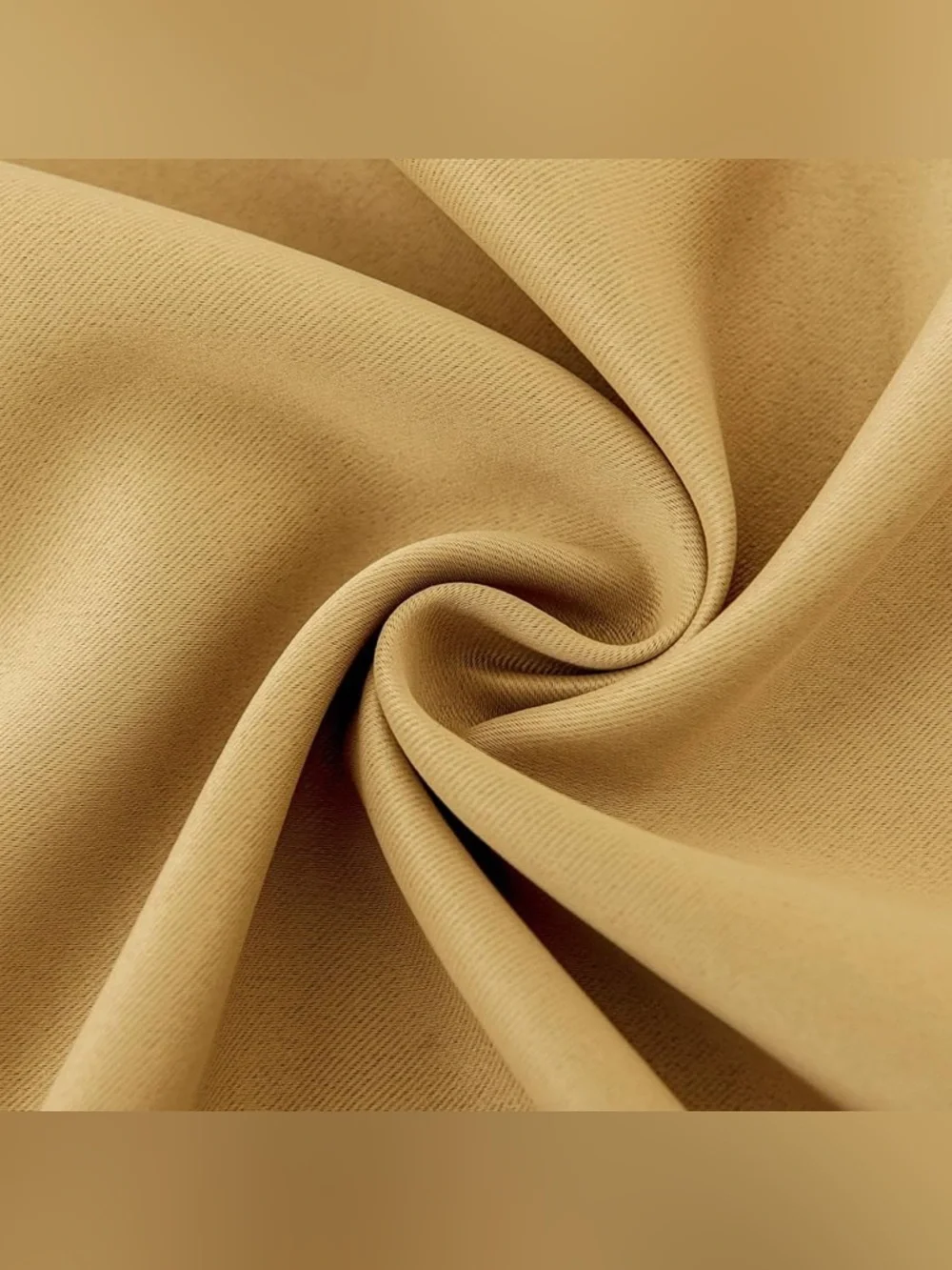 Lina Tan Drapes with Ivory Sheer Panels